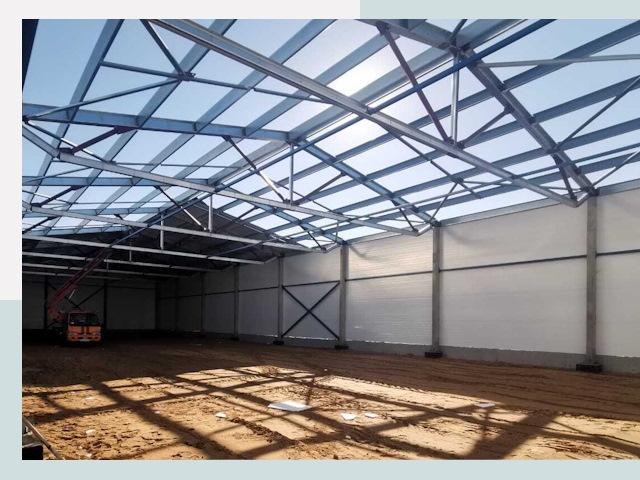 Строительство сенохранилищ в Мегионе