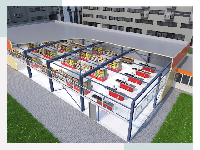 Строительство магазинов в Мегион от 626 руб. за м²