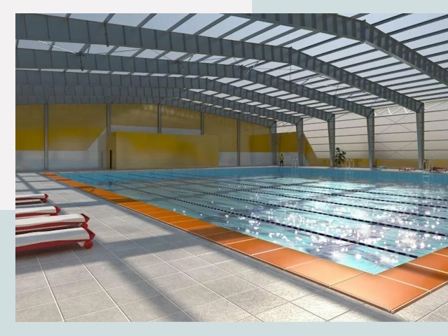 Строительство крытых бассейнов в Мегионе