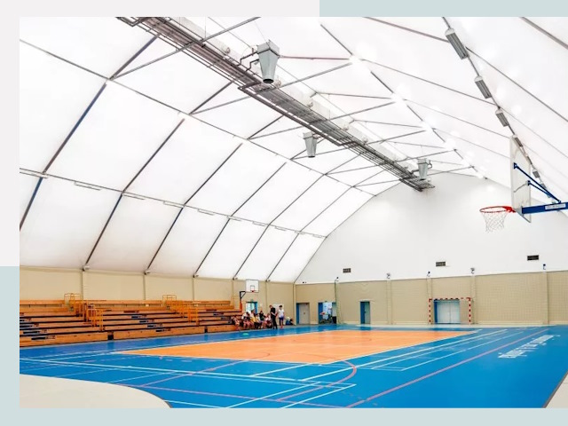 Строительство спортивных залов в Мегионе