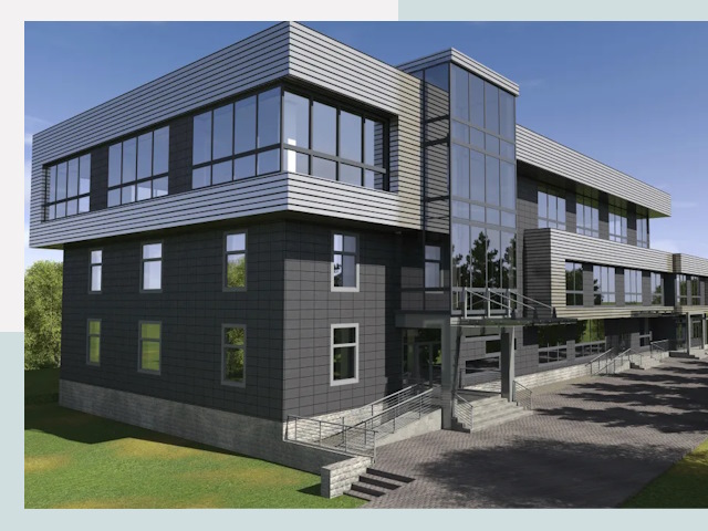 Административные здания в Мегионе