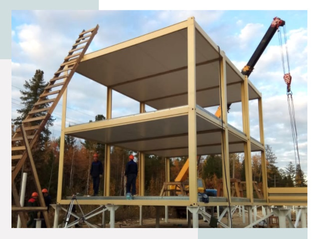 Строительство модульных здания Мегион