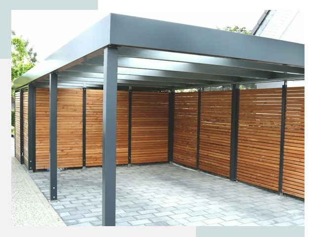 Навесы для парковки в Мегионе