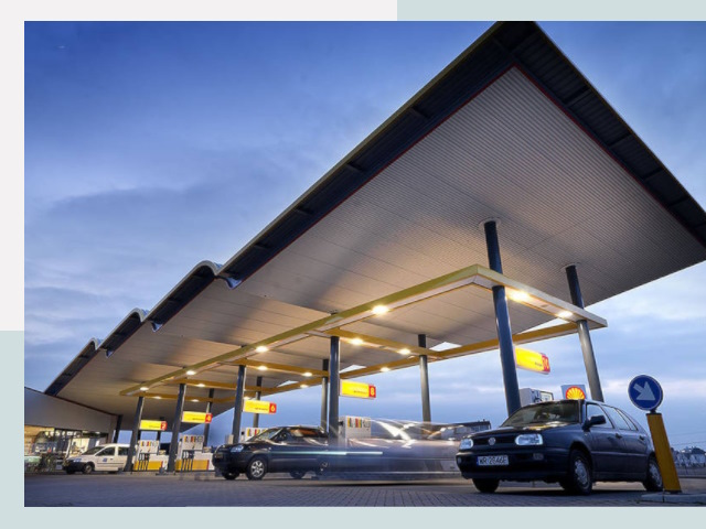 Навесы для АЗС в Мегион от 626 руб. - Защита и комфорт