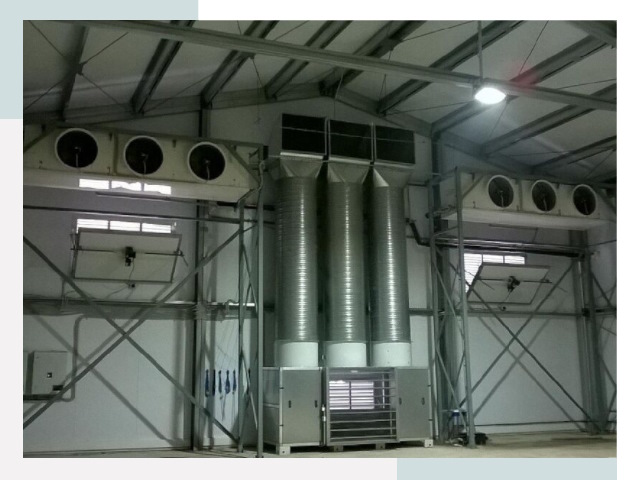 Инженерные системы для ангаров в Мегионе